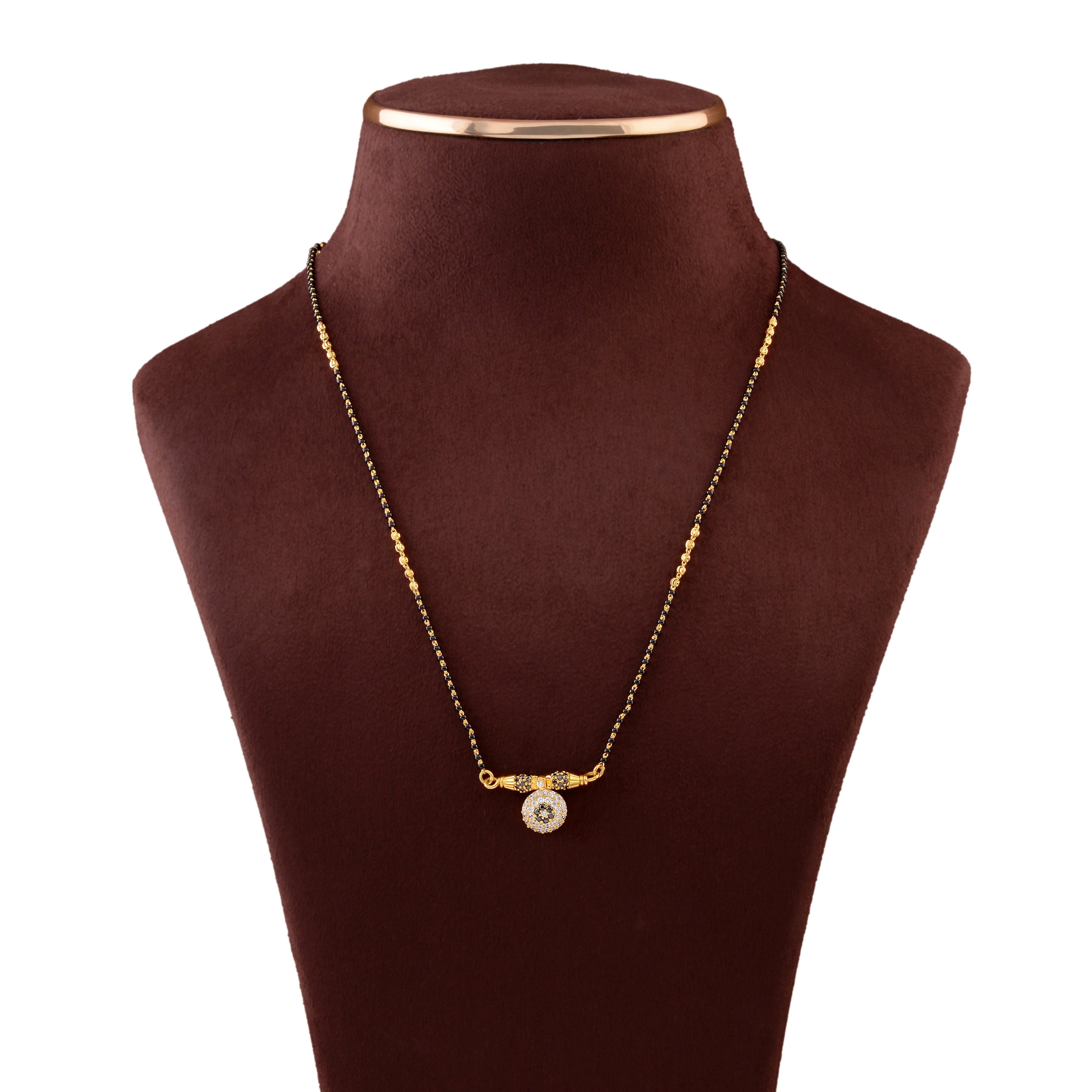 Dainty Traditional Gold Mangalsutra - Krishna Jewellers Pearls and Gems